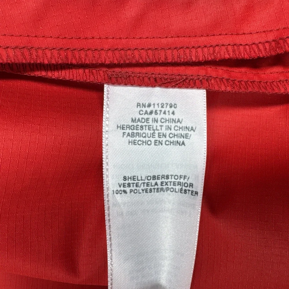 True Religion Jacket Mens Small Red Black Track Jacket Lightweight Street Preppy